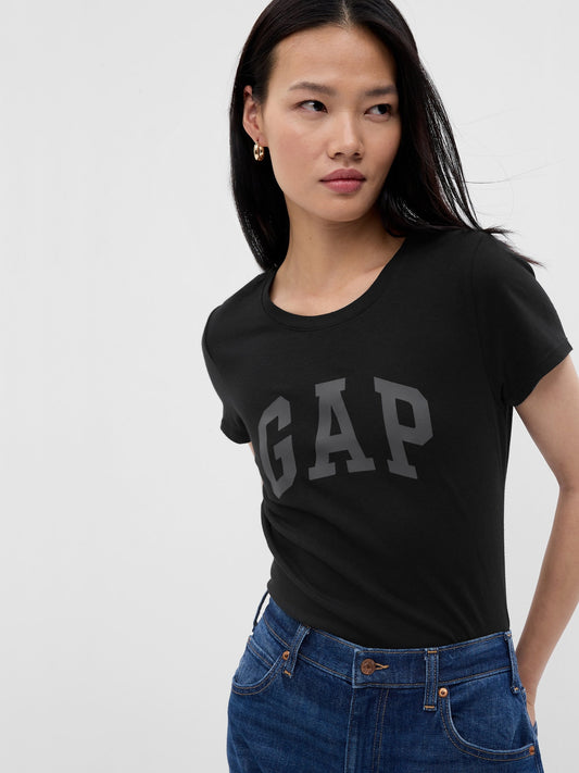 Beyaz Gap Logo T-shirt