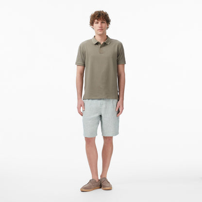 Nautica Erkek Yeşil Regular Fit Keten Şort