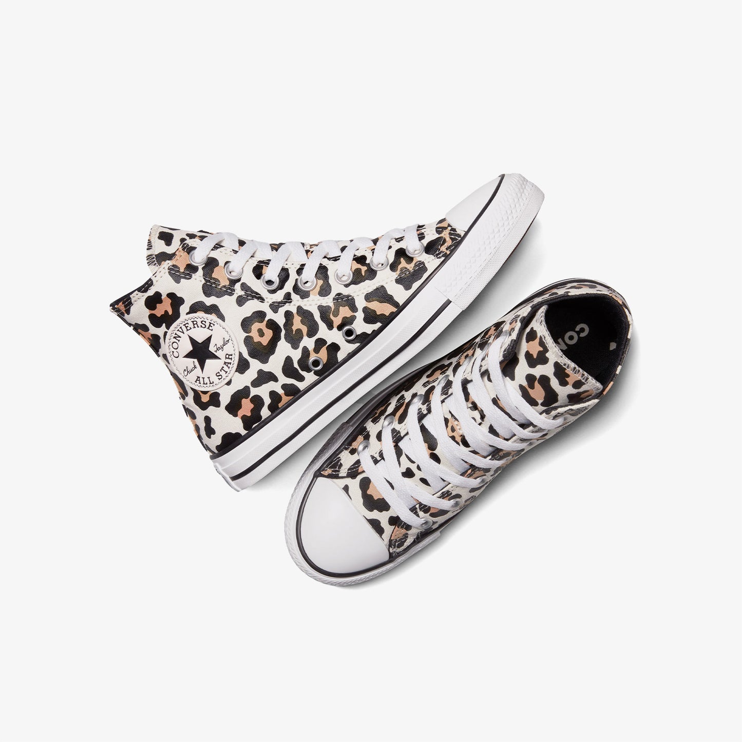 Converse Chuck Taylor All Star Leopard Kadın Siyah Sneaker