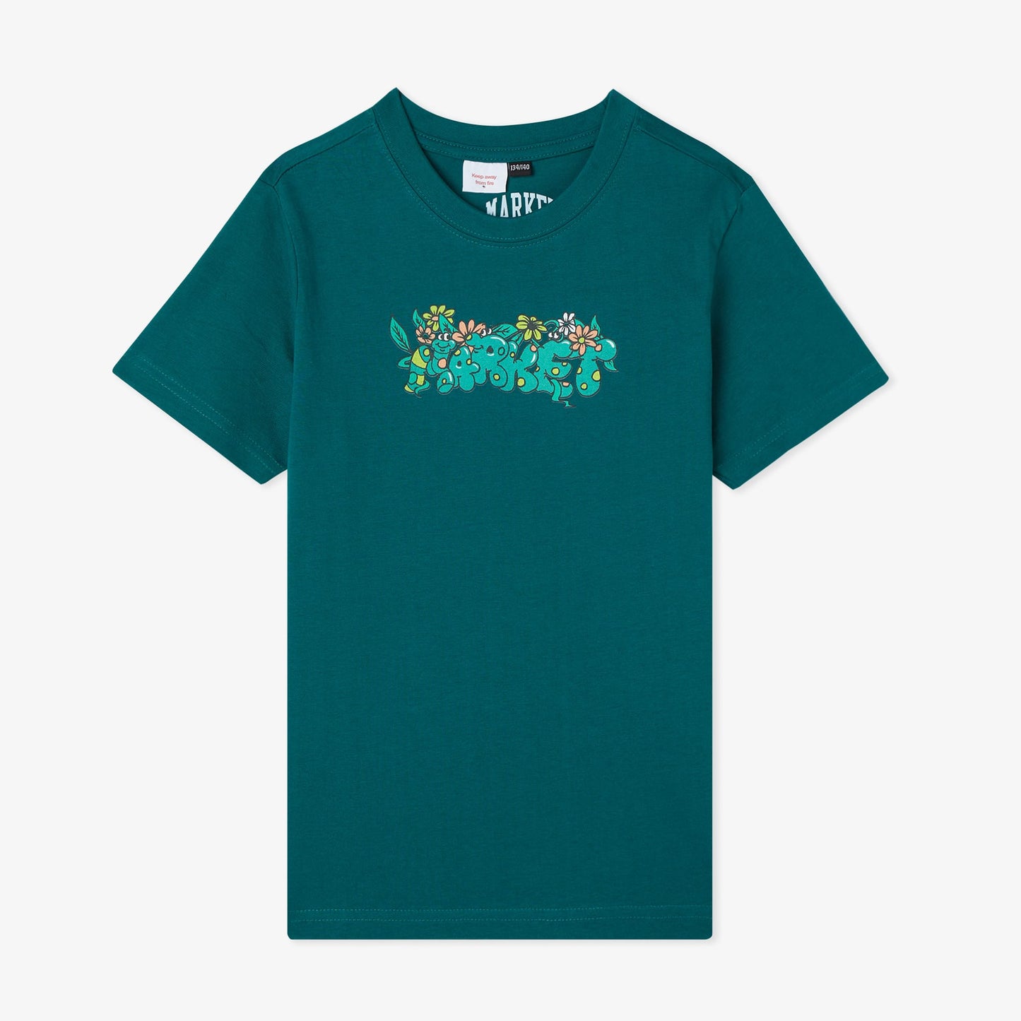 Market In The Garden Çocuk Yeşil T-shirt