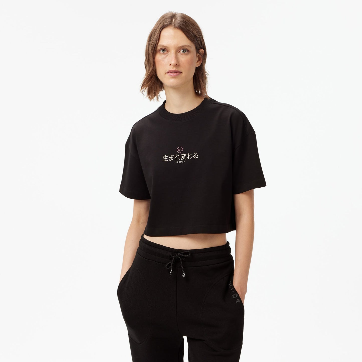 United4 Classic Kadın Siyah T-shirt
