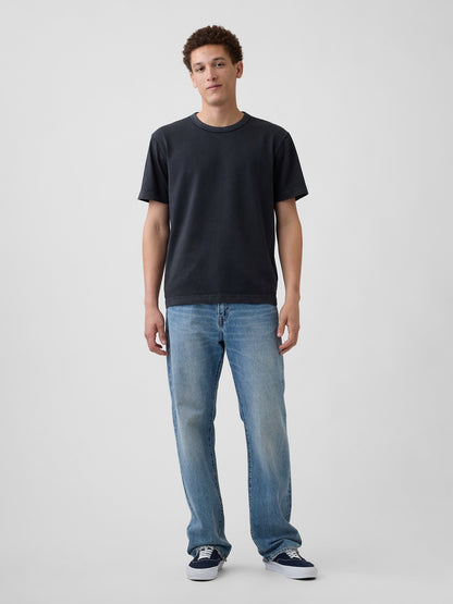 Siyah Heavyweight Relaxed T-shirt