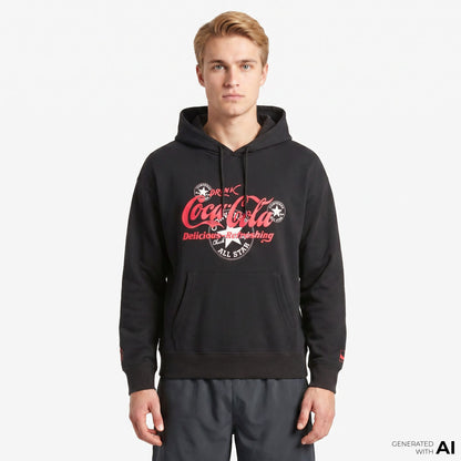 Converse X Coca-cola Erkek Siyah Hoodie