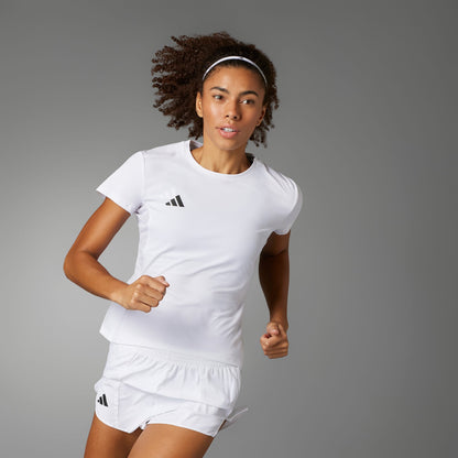 Adidas Adizero Essentials Kadın Beyaz T-shirt