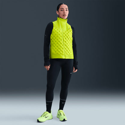 Nike Therma-fıt Adv Repel Aeroloft Kadın Sarı Koşu Yelek