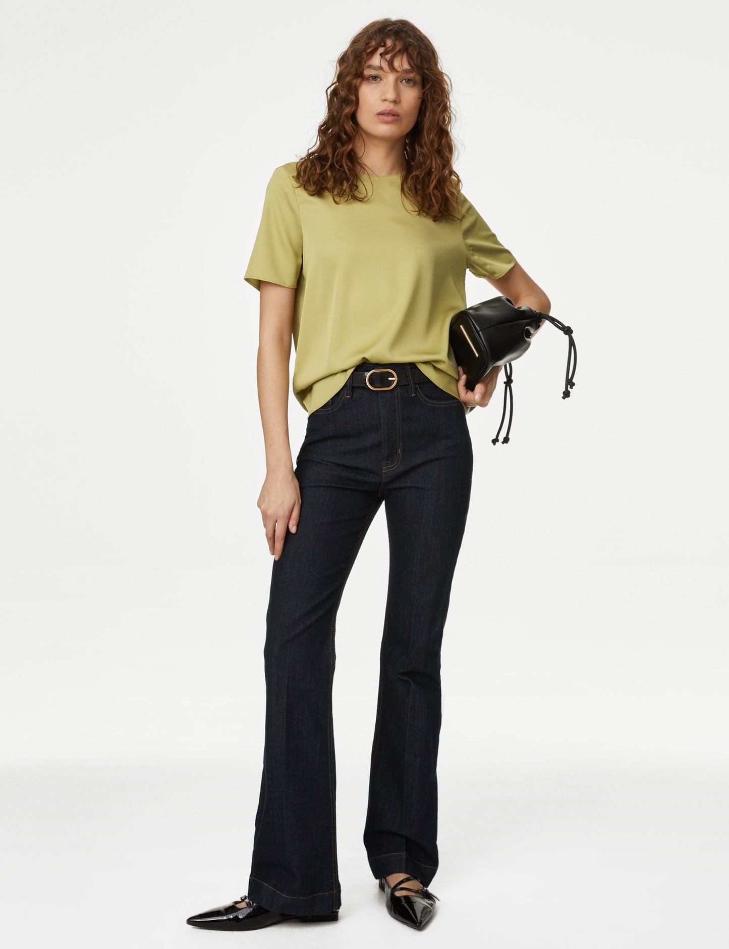 Regular Fit Kısa Kollu Bluz