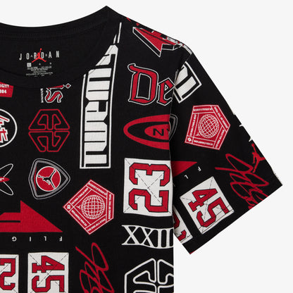 Jordan Essentials Printed Çocuk Siyah T-shirt