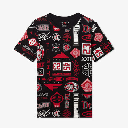 Jordan Essentials Printed Çocuk Siyah T-shirt