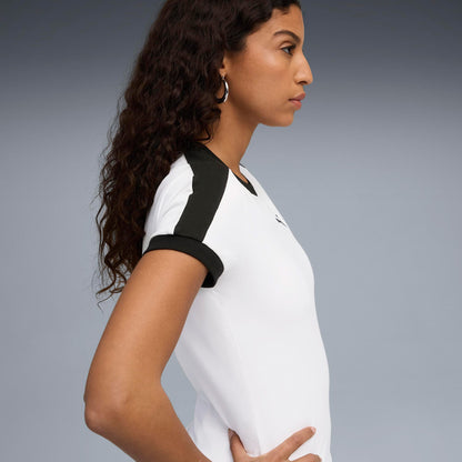 Puma T7 Slim Kadın Beyaz T-shirt