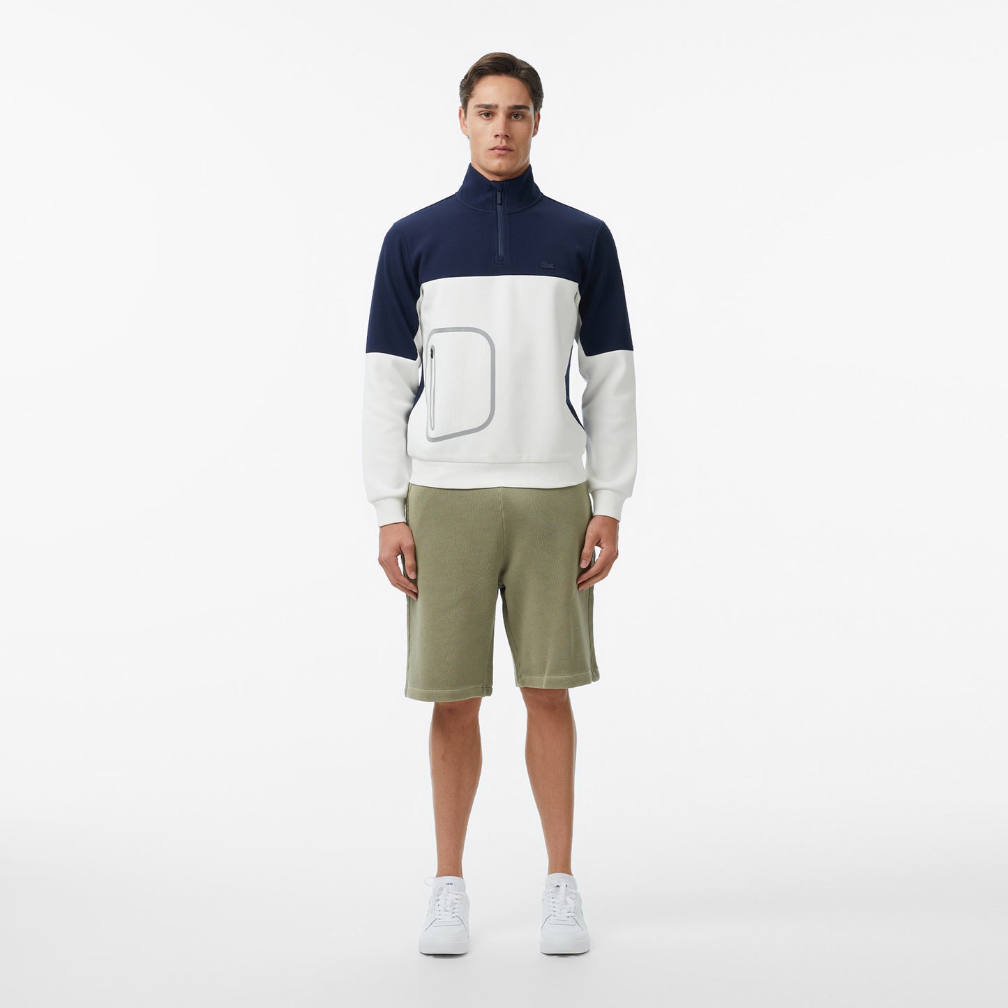 Lacoste Relaxed Fit Erkek Lacivert Sweatshirt