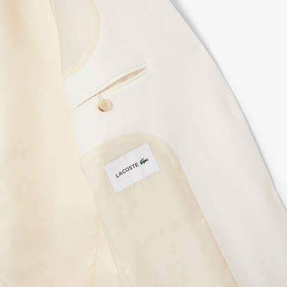 Lacoste Kadın Relaxed Fit Krem Blazer