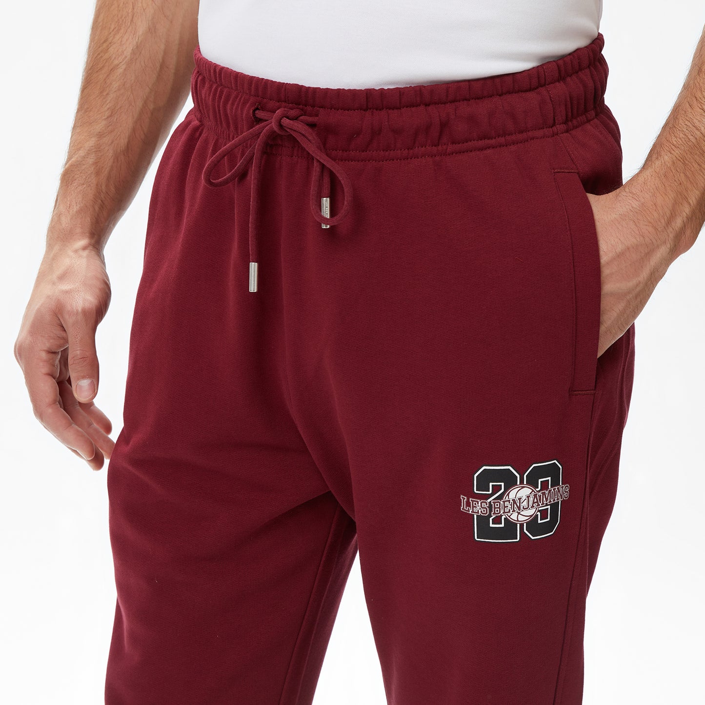 Les Benjamins Essentials 704 Erkek Bordo Eşofman Altı
