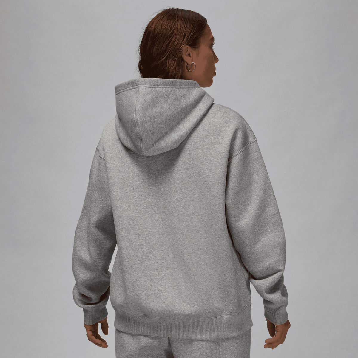 Jordan Brooklyn Fleece Pullover Kadın Gri Hoodie