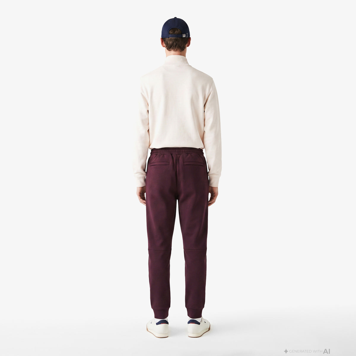 Lacoste Slim Fit Erkek Bordo Eşofman Altı