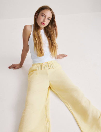 Keten Karışımlı Pantolon