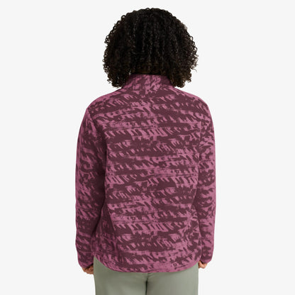 Jack Wolfskin Big Sky Half Zipped Kadın Mor Polar