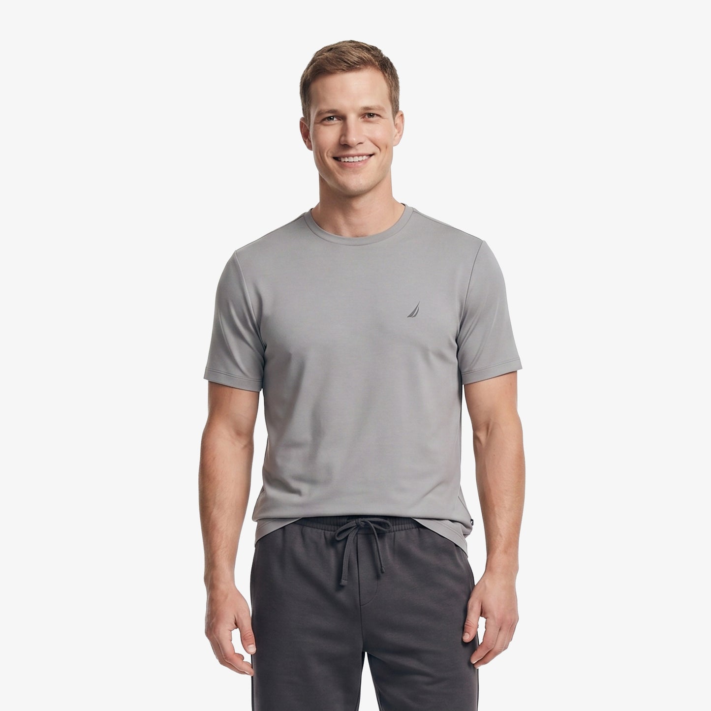 Nautica Regular Fit Erkek Gri T-shirt