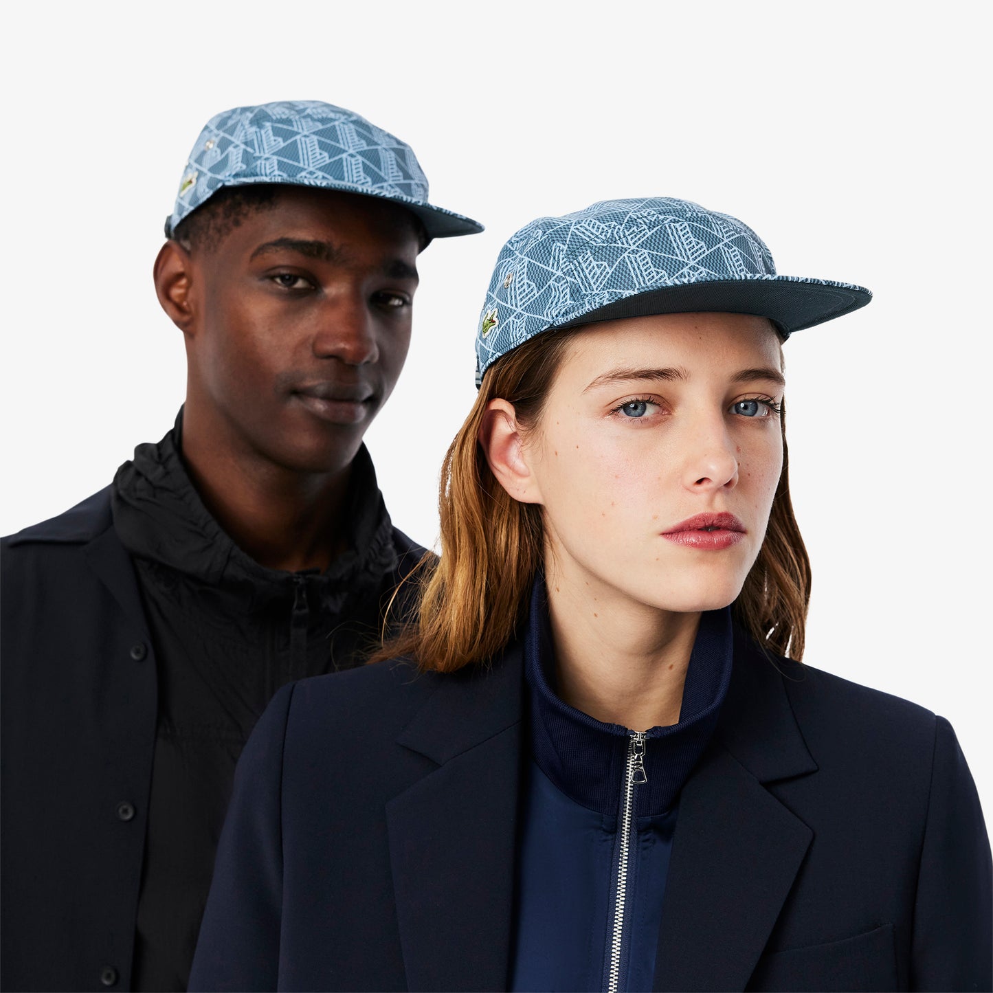 Lacoste Printed Twill Jockey Unisex Mavi Şapka