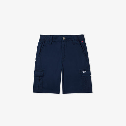 Tommy Hilfiger Woven Cargo Çocuk Lacivert Şort