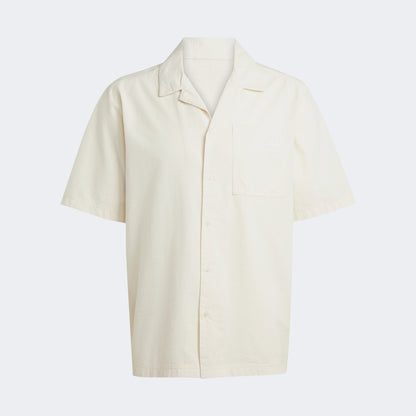 Adidas Essentials Plus Erkek Beyaz Kısa Kollu Gömlek