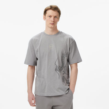 United4 Regular Fit Erkek Gri T-shirt