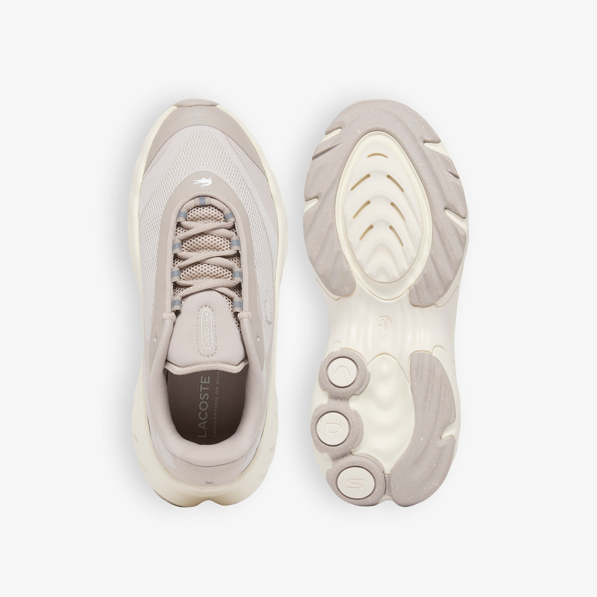 Lacoste Spinor Hybrid Kadın Bej Sneaker