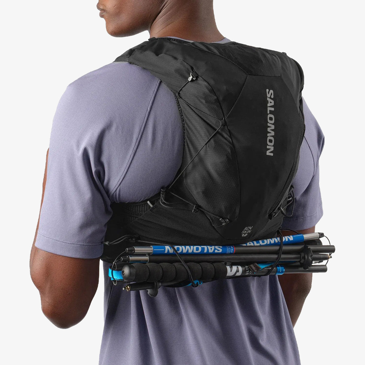 Salomon Adv Skın 12 Set U Unisex Siyah Koşu Yeleği