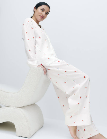 Desenli Pijama Takımı