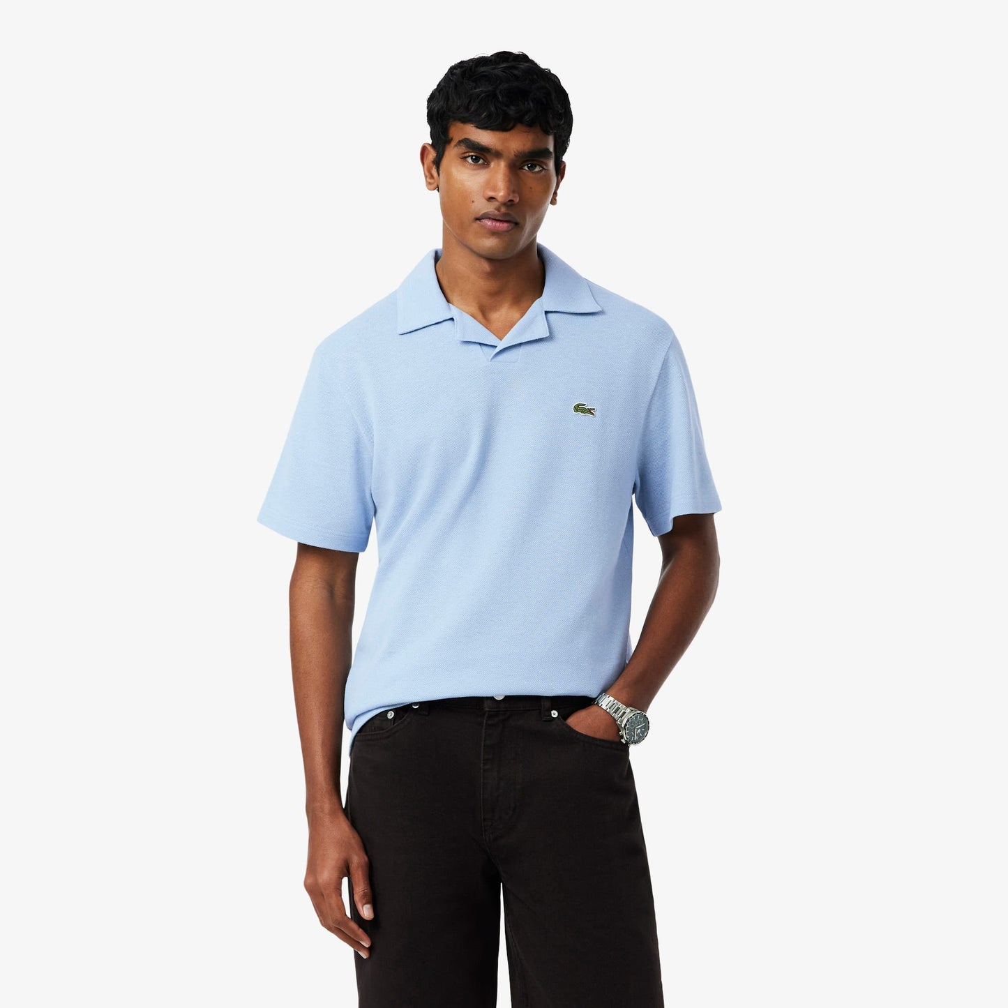 Lacoste Classic Fit Erkek Mavi Polo
