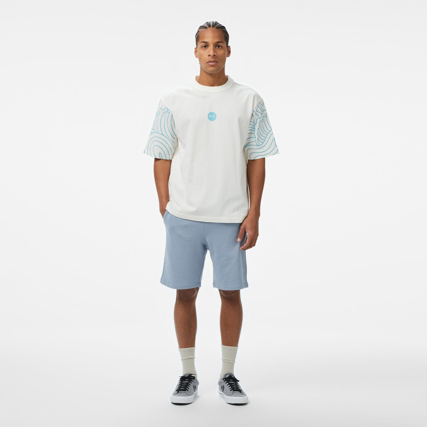 United4 Comfort Erkek Beyaz T-shirt