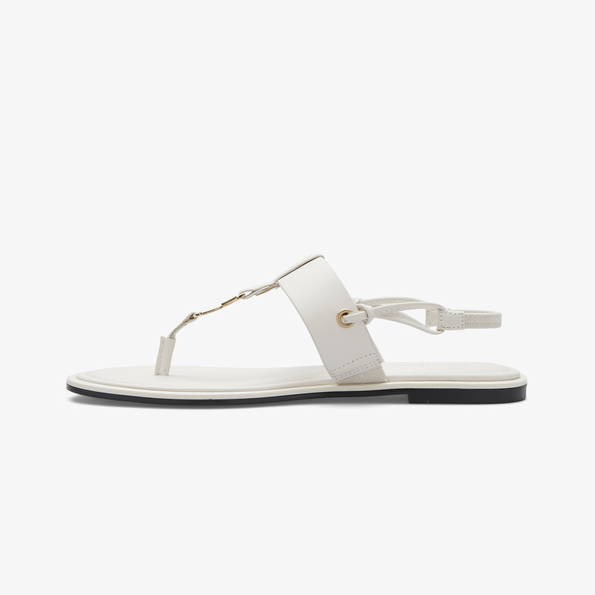 Calvin Klein Round Flat Kadın Gri Sandalet