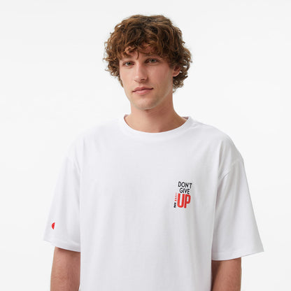 United4 Regular Fit Erkek Beyaz T-shirt