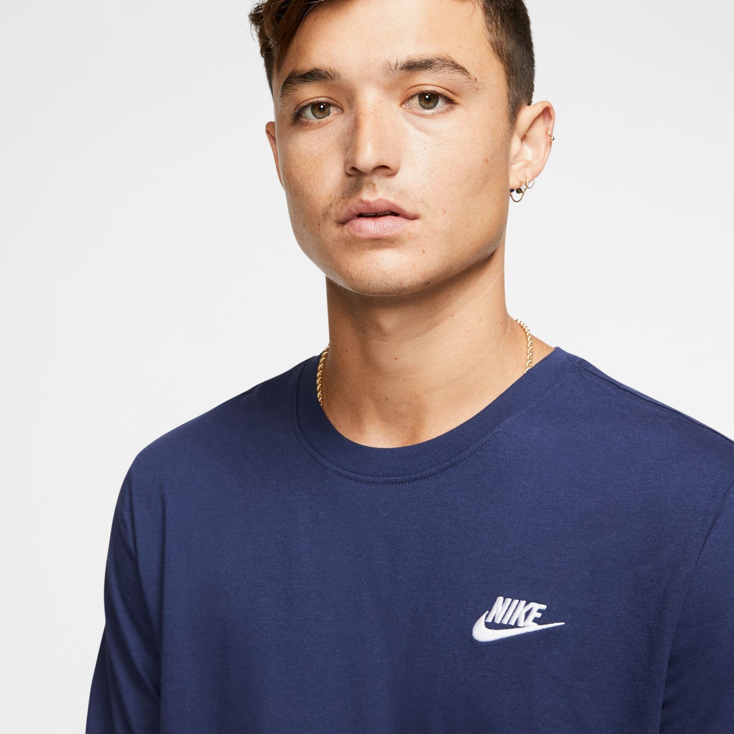 Nike Sportswear Club Erkek Mavi T-shirt