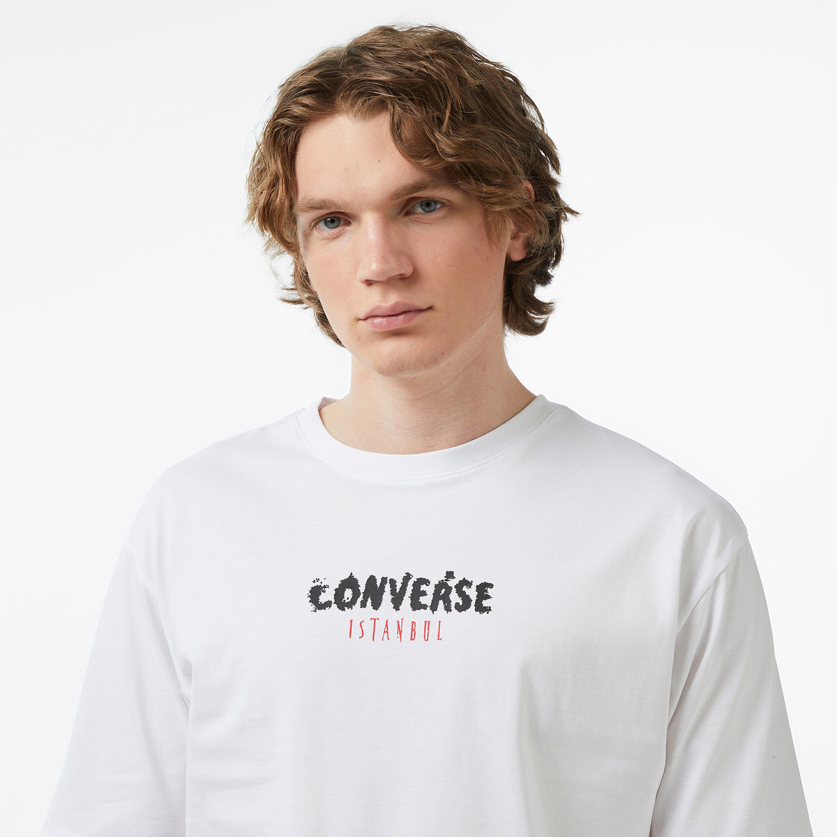 Converse Erkek Beyaz Grafik Baskılı T-shirt