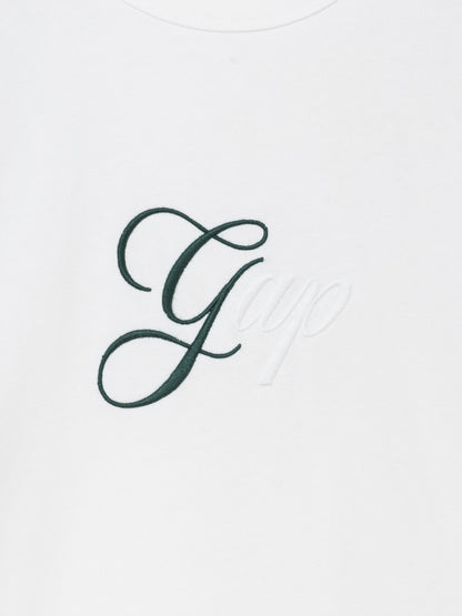 Beyaz Heavyweight Tonal Gap Logo T-shirt