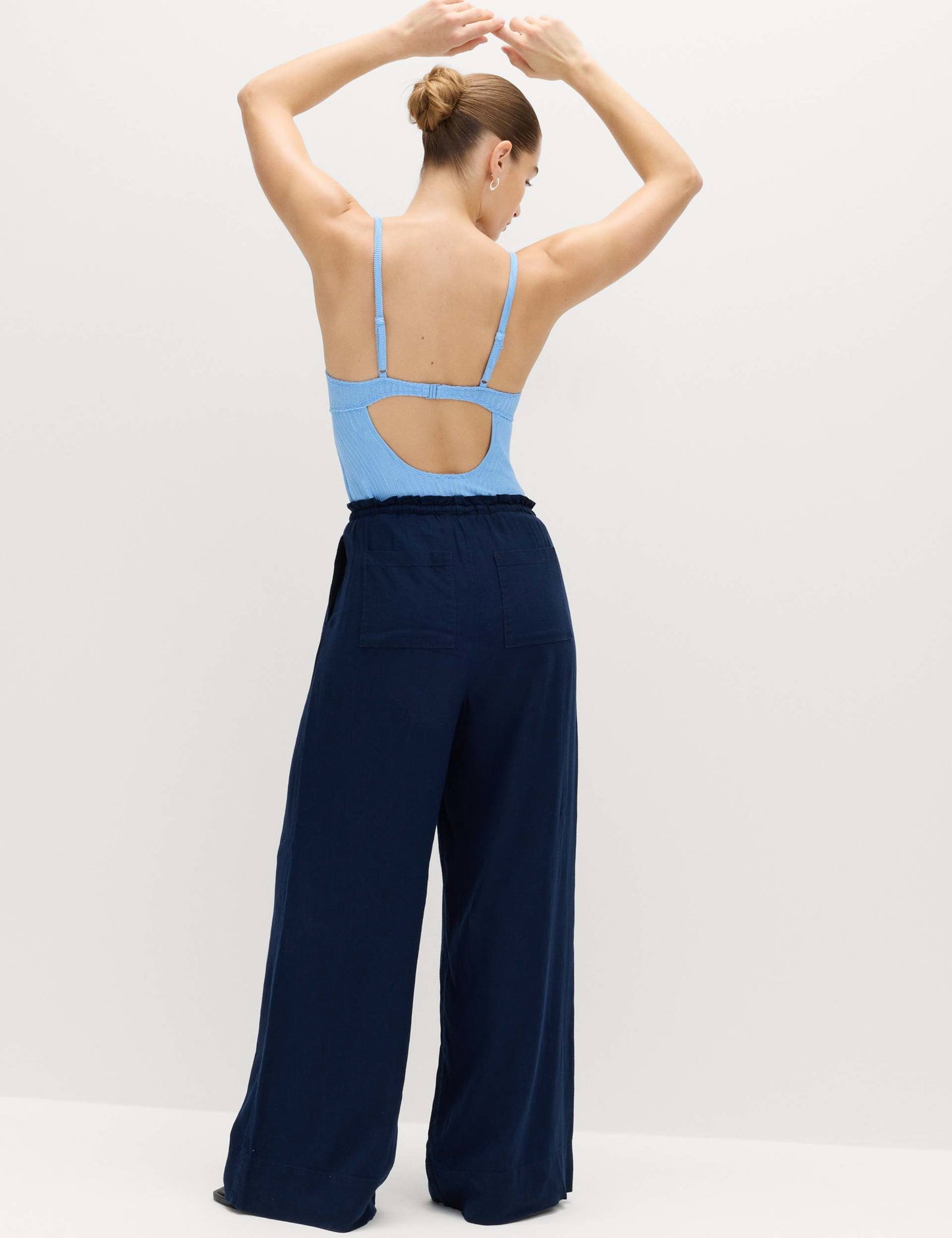 2'li Keten Karışımlı Pantolon