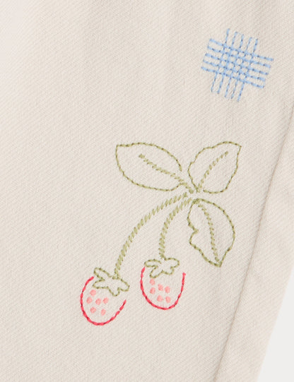 Denim Nakışlı Çocuk Jean (1-8 Yaş)