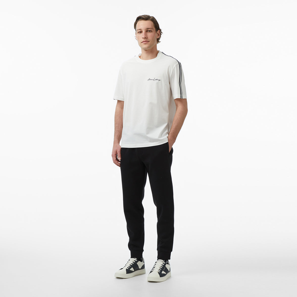 Armani Exchange Erkek Beyaz T-shirt