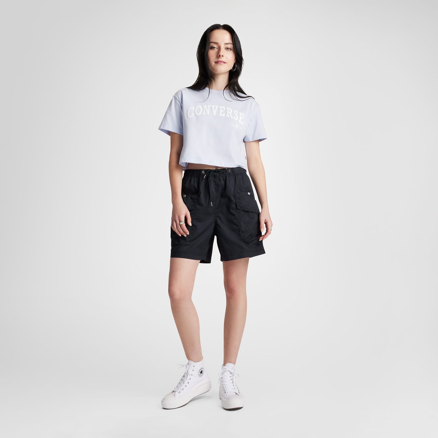 Converse Kadın Mor T-shirt
