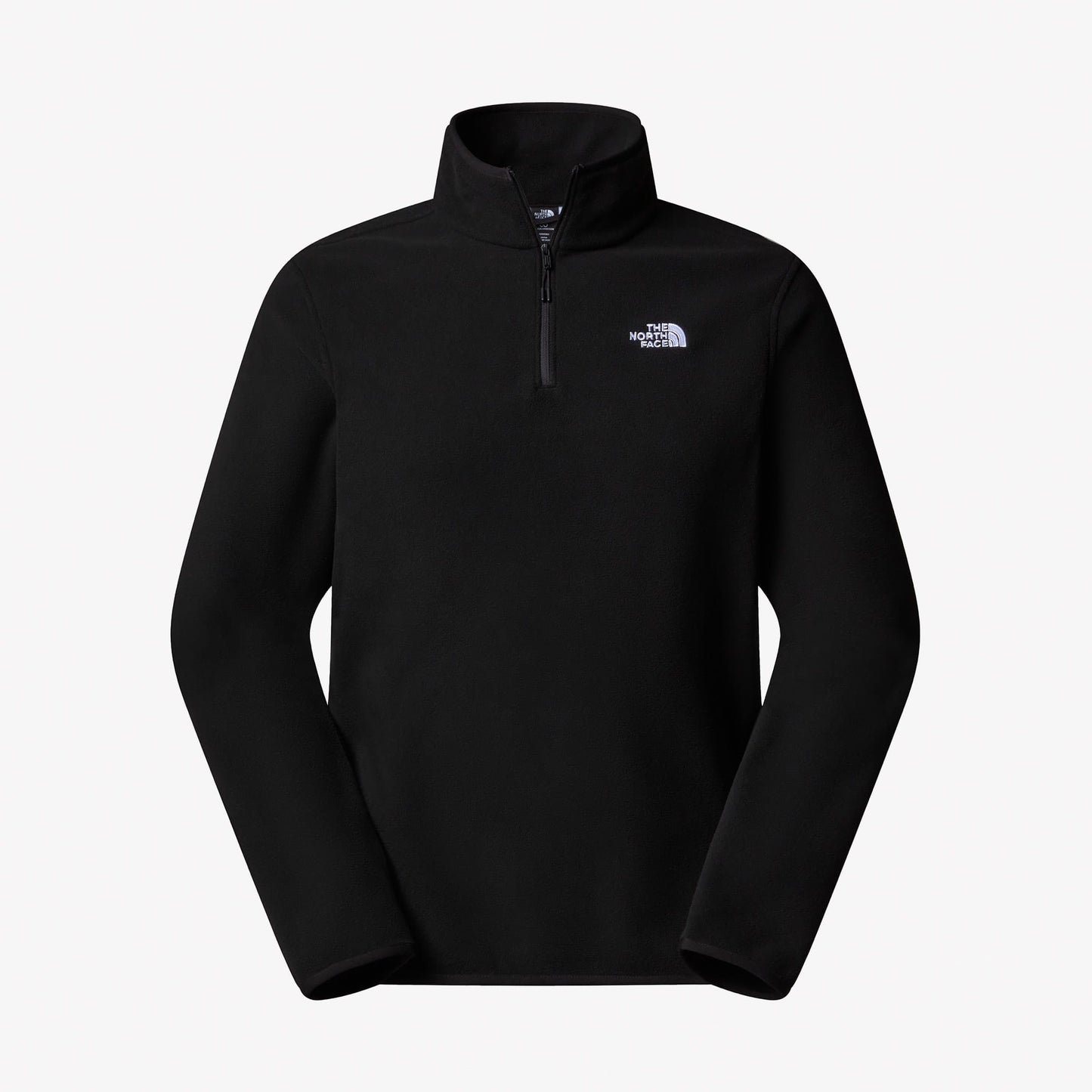 The North Face Glacier Fleece Erkek Fermuarlı Siyah Polar Üst