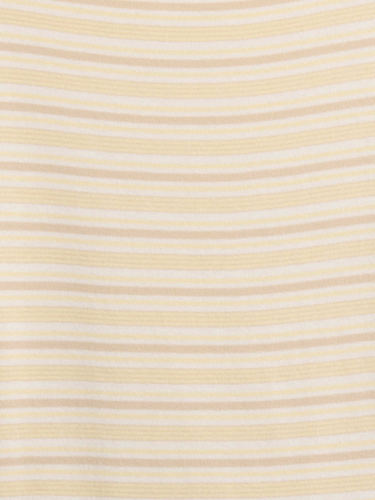 Sarı Cap-sleeve Fitted T-shirt