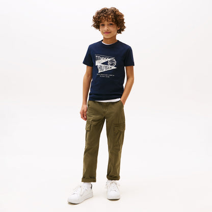 Tommy Hilfiger Effortless Çocuk Lacivert T-shirt