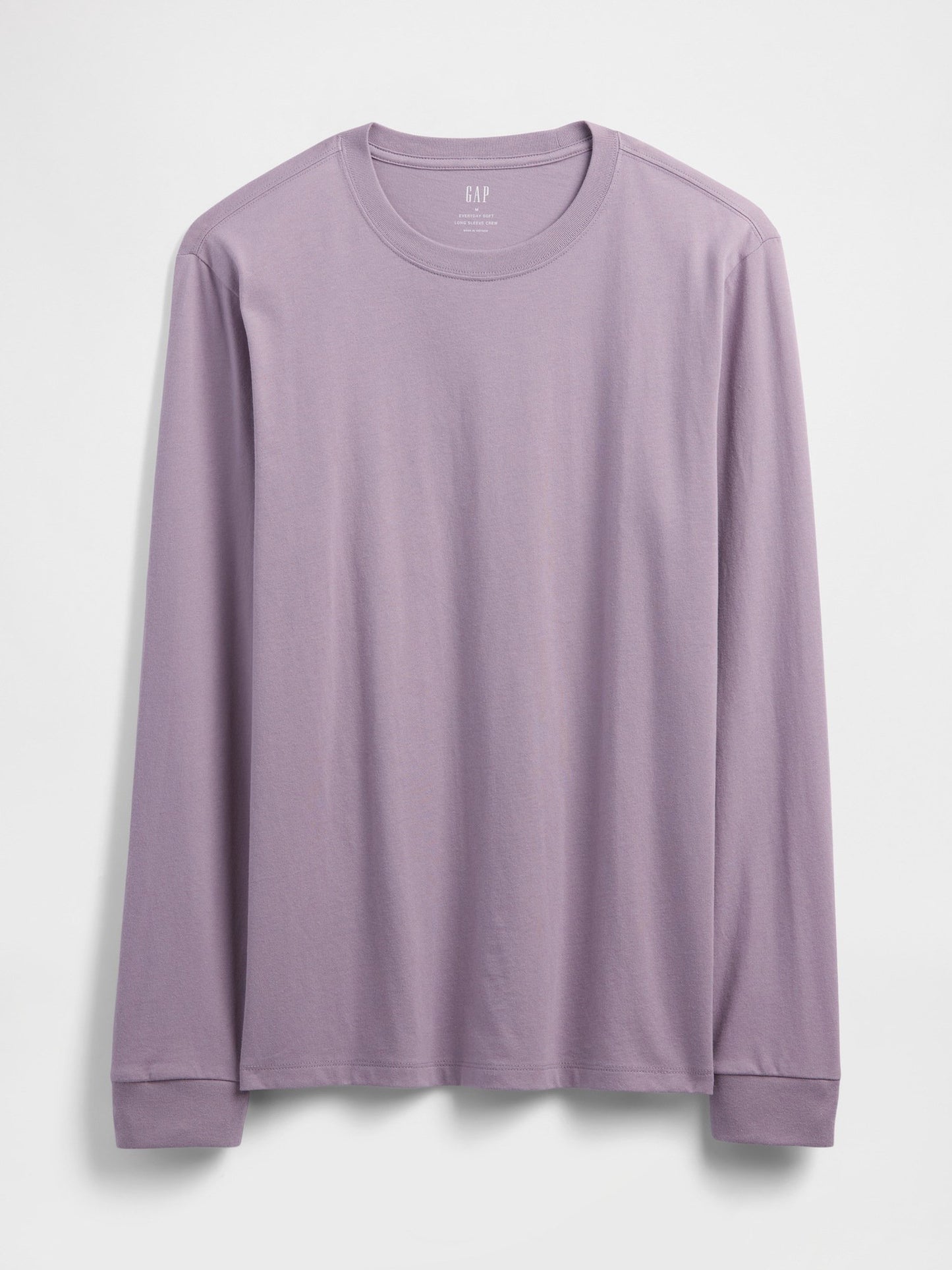 Açık Lila Everyday Soft Bisiklet Yaka T-shirt
