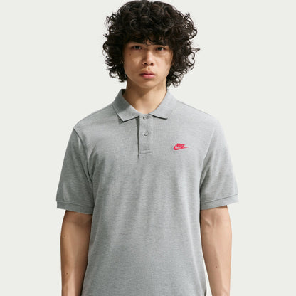 Nike Club Ss Pique Erkek Gri Polo
