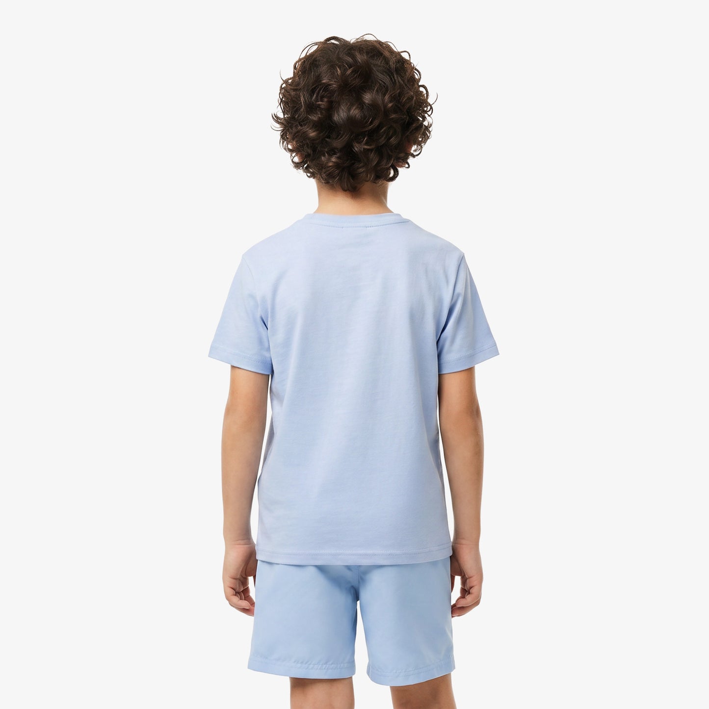 Lacoste Çocuk Bisiklet Yaka Mavi T-shirt