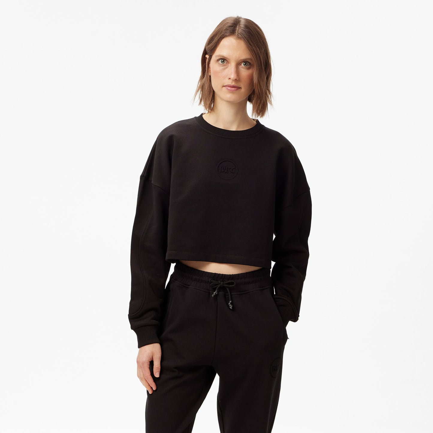 United4 Classic Kadın Siyah Sweatshirt