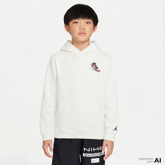 Jordan Jdb Air Has Landed Po Çocuk Krem Sweatshirt