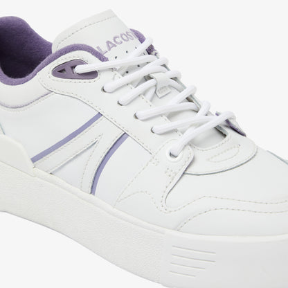 Lacoste L002 Evo Kadın Beyaz/mor Sneaker