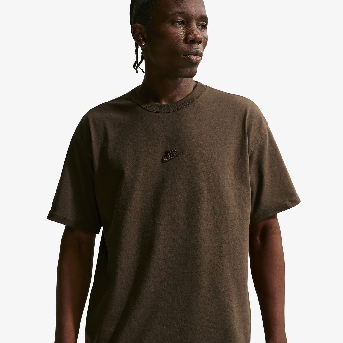 Nike No Franchise Erkek Kahverengi T-shirt