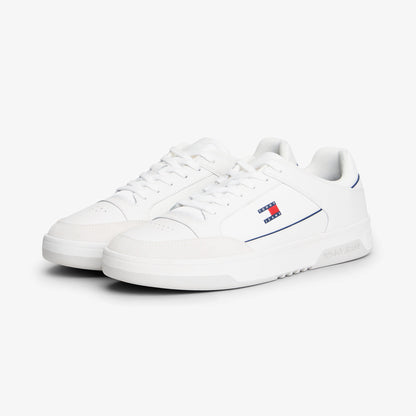 Tommy Hilfiger Cupsole Leather Erkek Beyaz Spor Ayakkabı